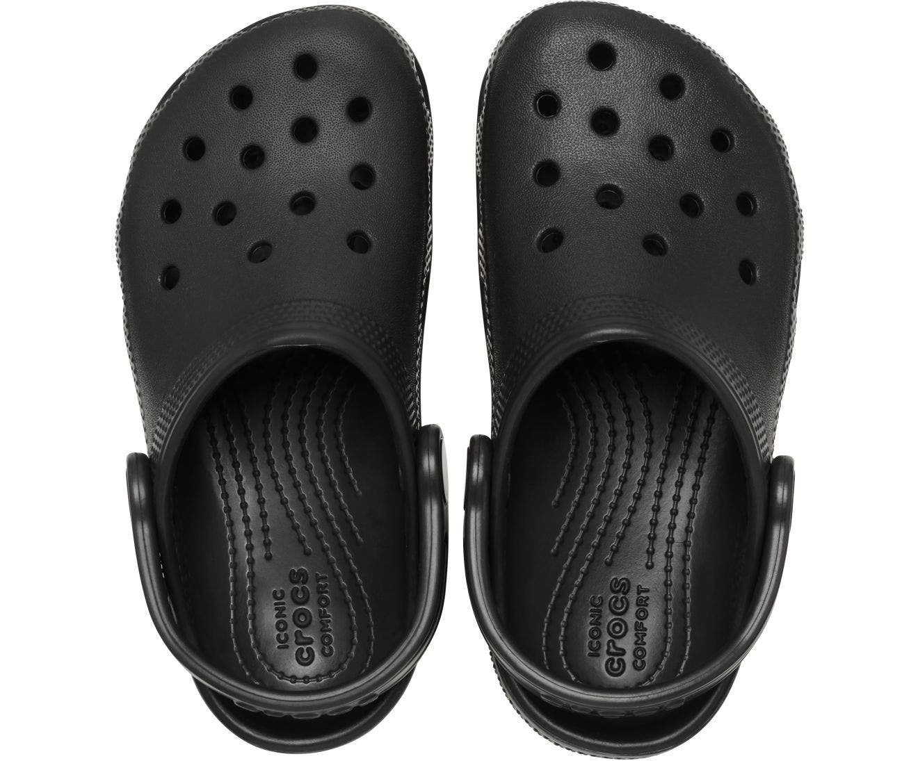 Classic Black Toddler Clog