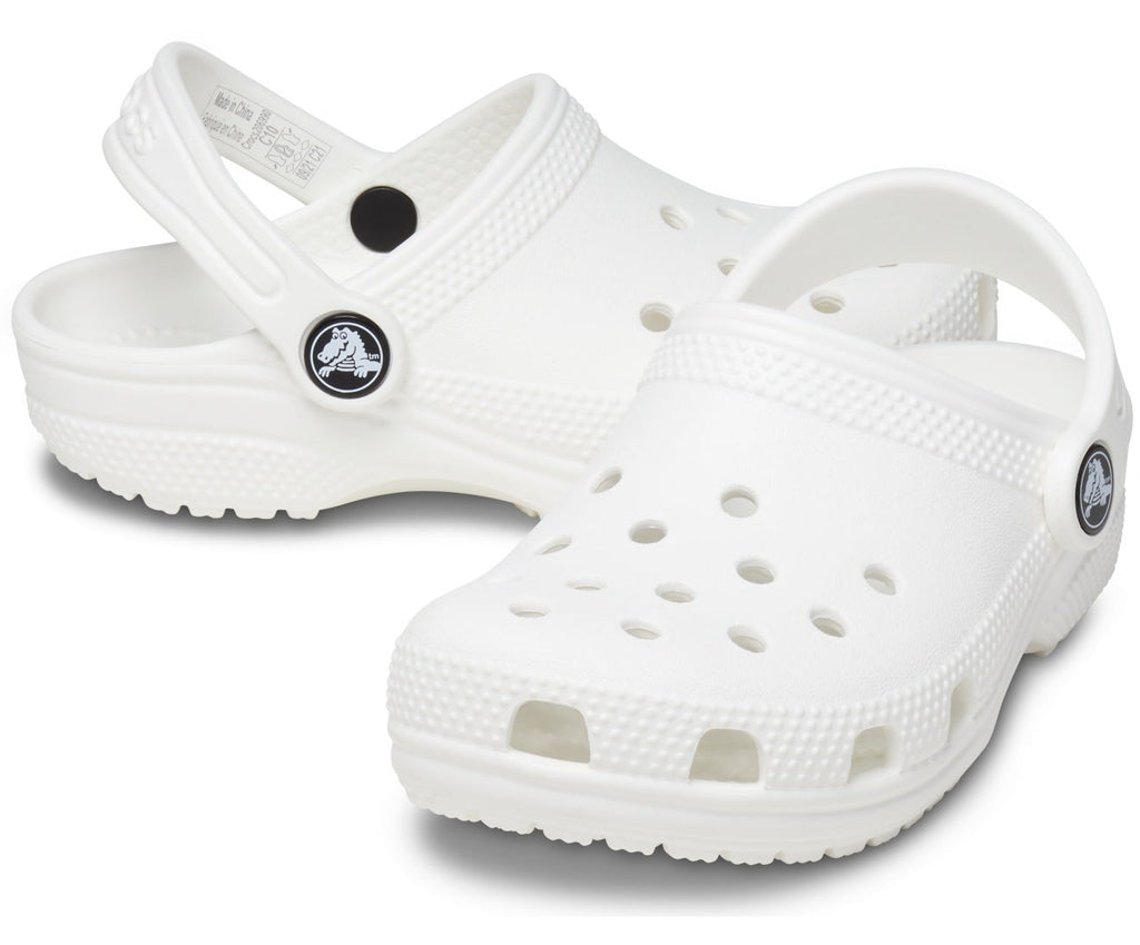 Classic White Toddler Clog