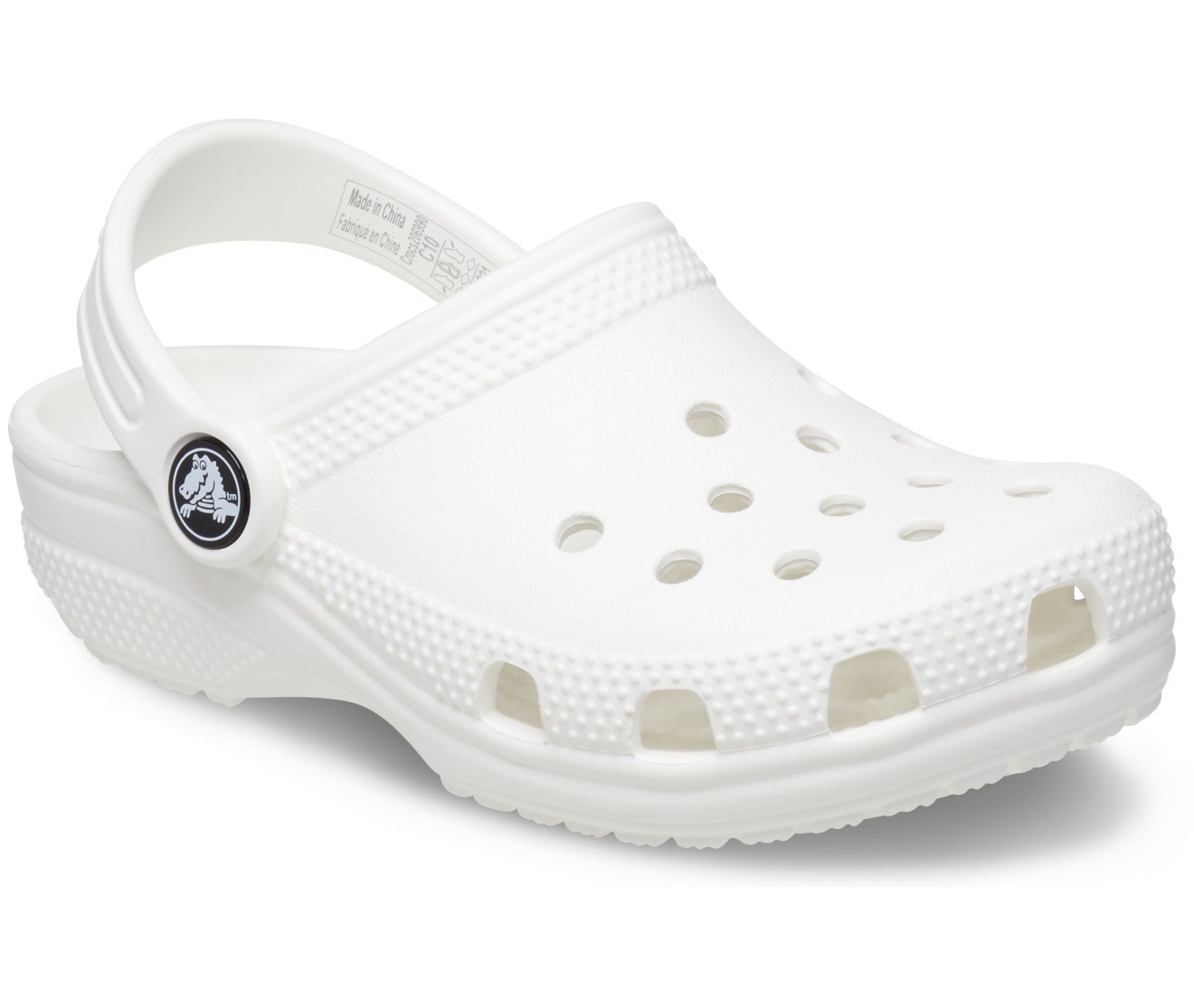 Classic White Toddler Clog