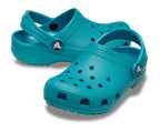 Classic Turbo Teal Toddler Clog