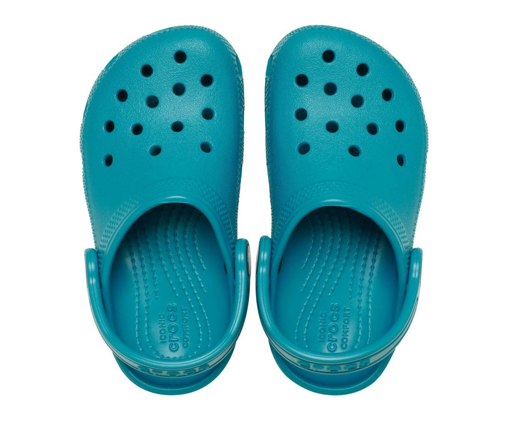 Classic Turbo Teal Toddler Clog