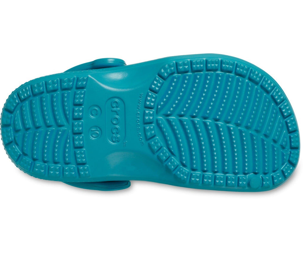 Classic Turbo Teal Toddler Clog