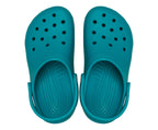 Classic Turbo Teal Kids Clog