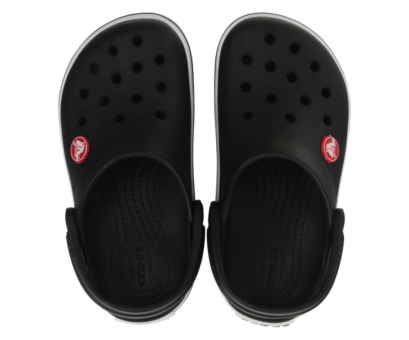 Crocband Black Toddler Clog