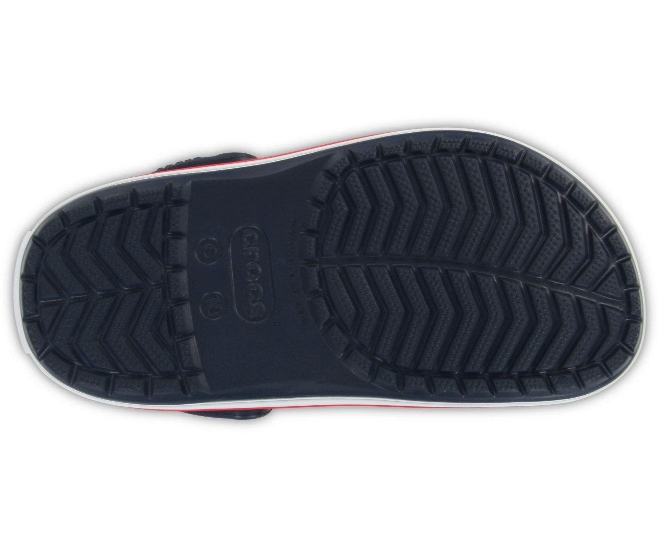Crocband Navy/Red Toddler Clog