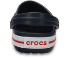 Crocband Navy/Red Toddler Clog