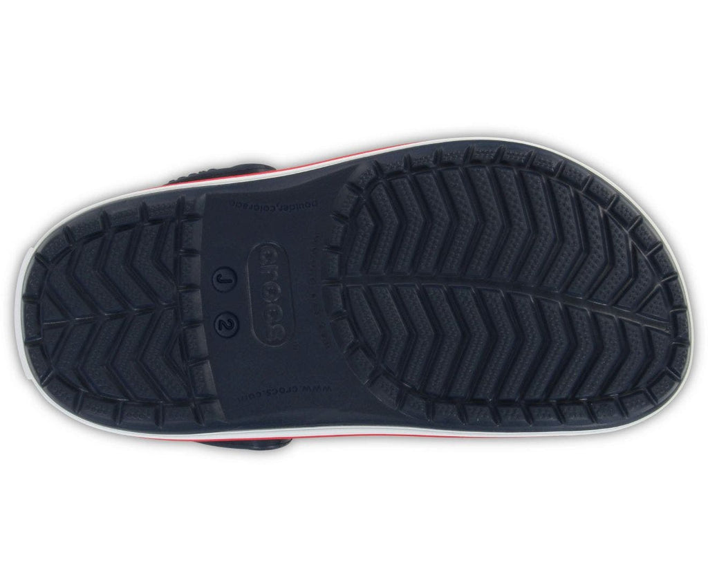 Crocband Navy/Red Kids Clog