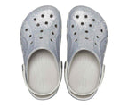 Baya Glitter Silver Toddler Clog