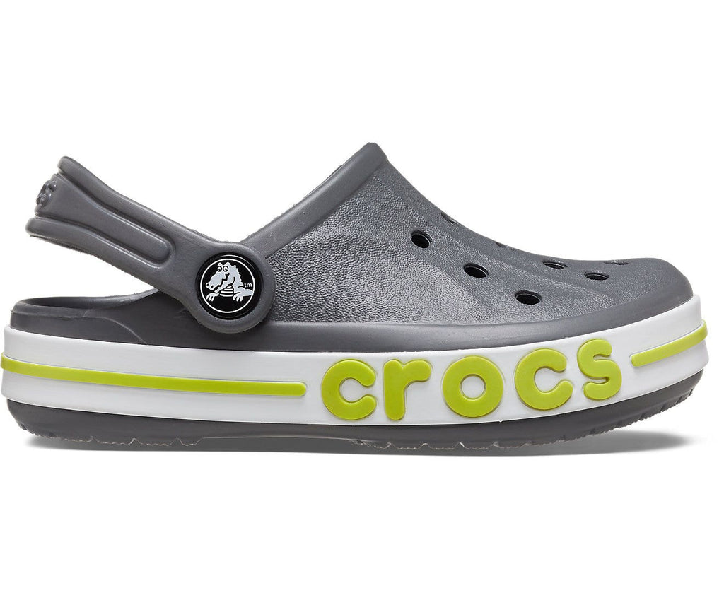 Bayaband Slate Grey/Lime Punch Toddler Clog