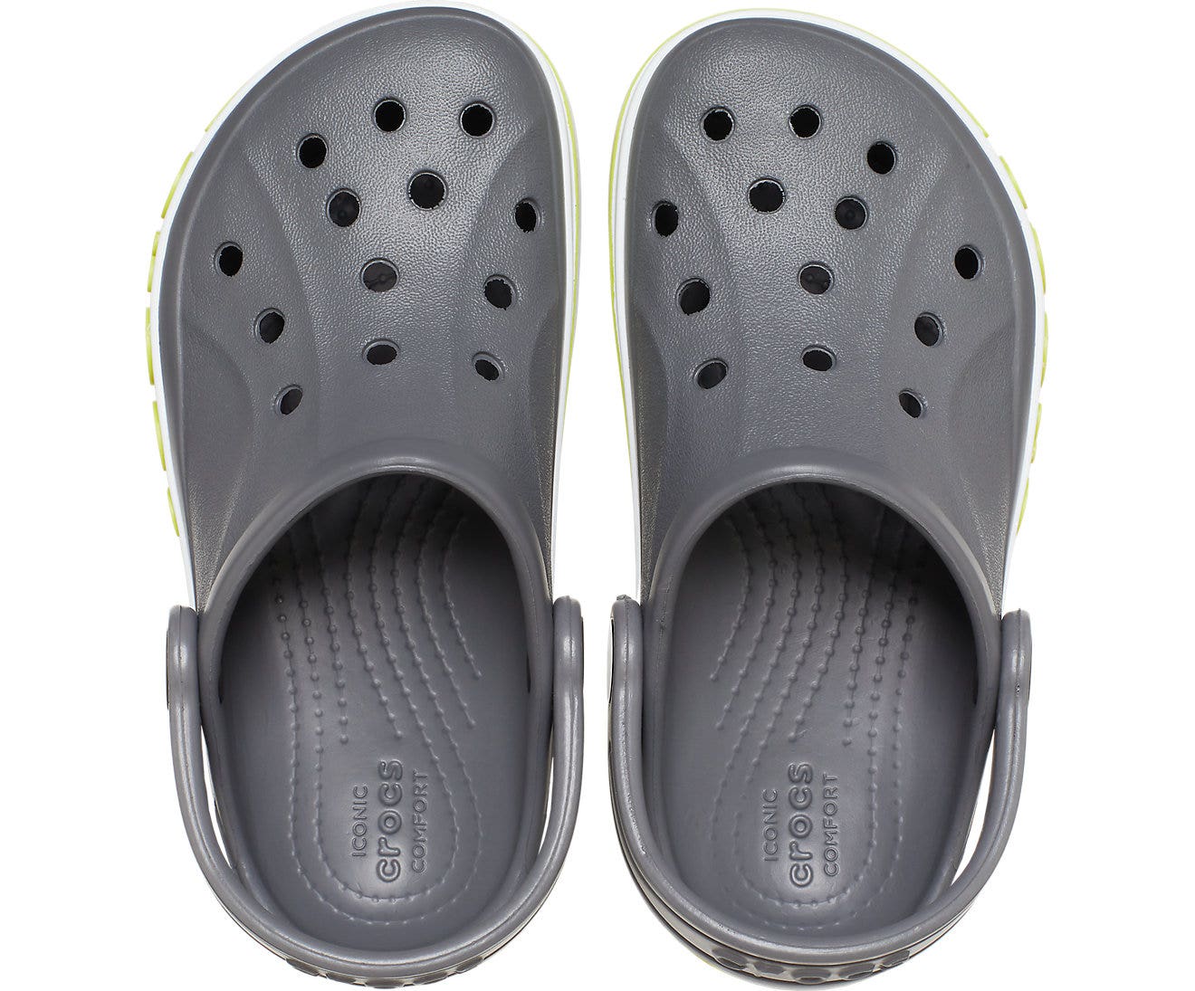 Bayaband Slate Grey/Lime Punch Toddler Clog