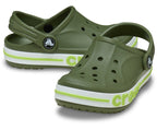 Bayaband Toddler Army Green/Lime Punch Clog