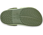 Bayaband Toddler Army Green/Lime Punch Clog