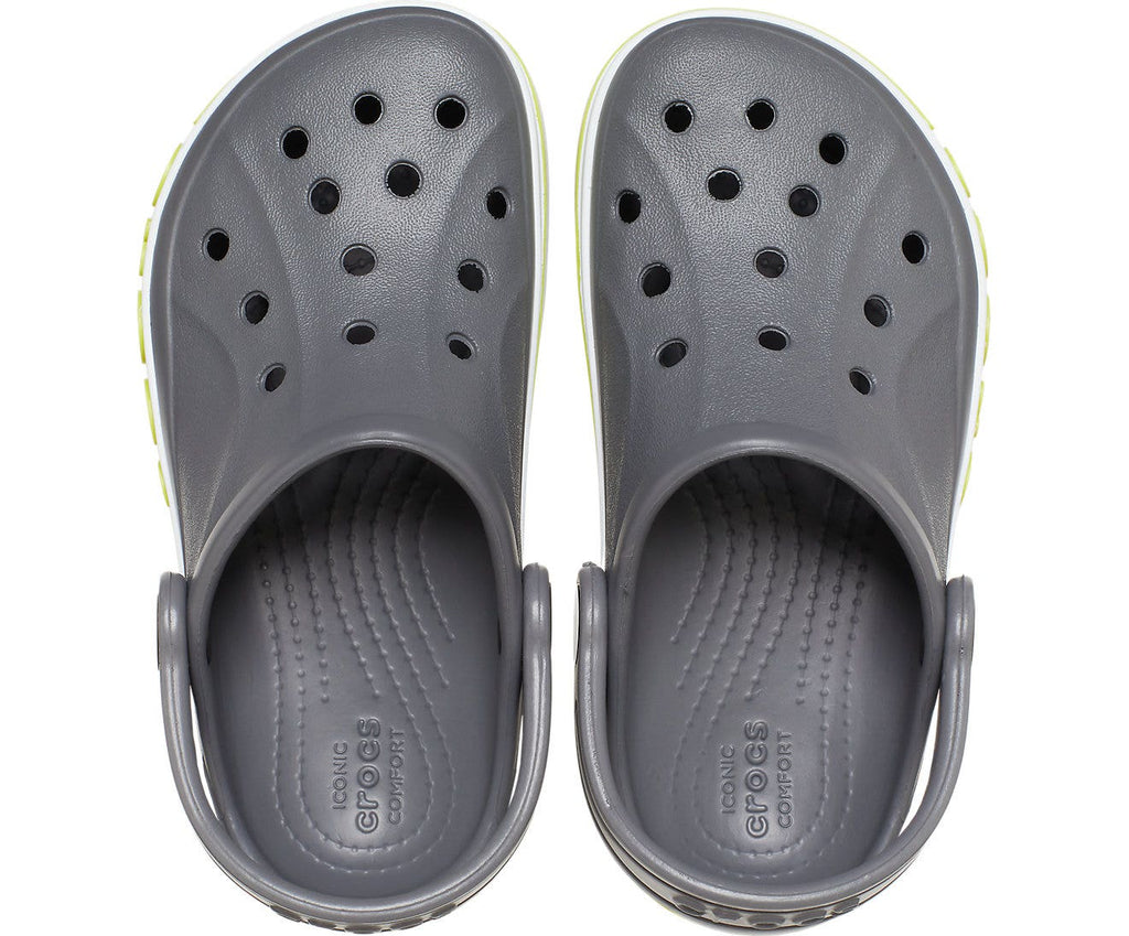 Bayaband Slate Grey/Lime Punch Kids Clog