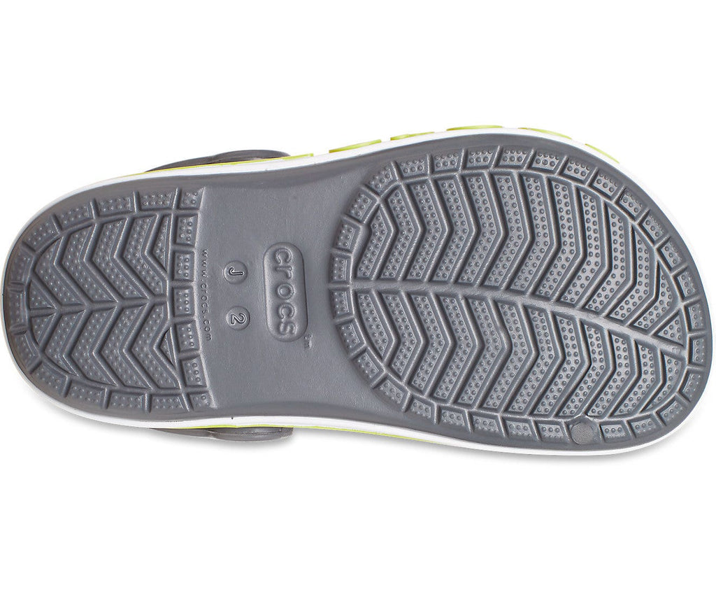 Bayaband Slate Grey/Lime Punch Kids Clog