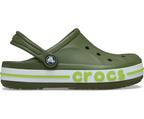 Bayaband Kids Army Green/Lime Punch Clog