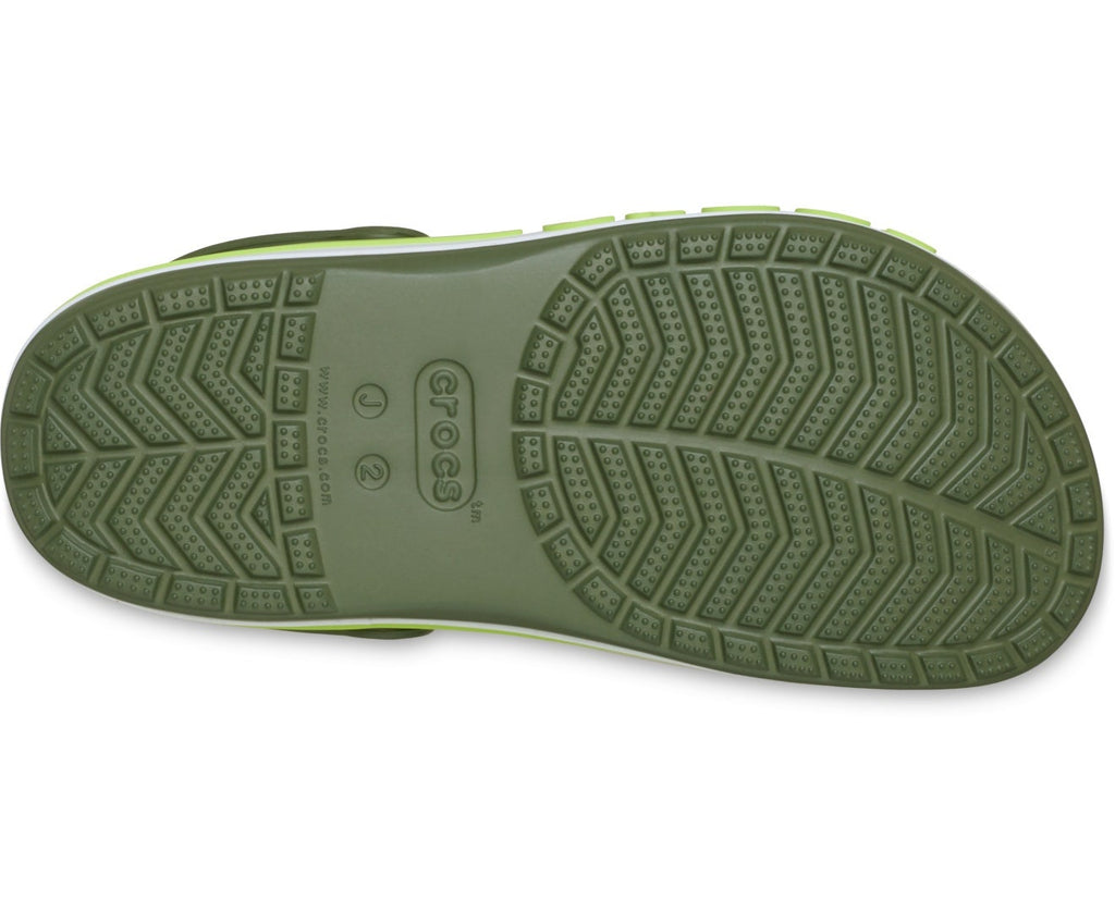 Bayaband Kids Army Green/Lime Punch Clog