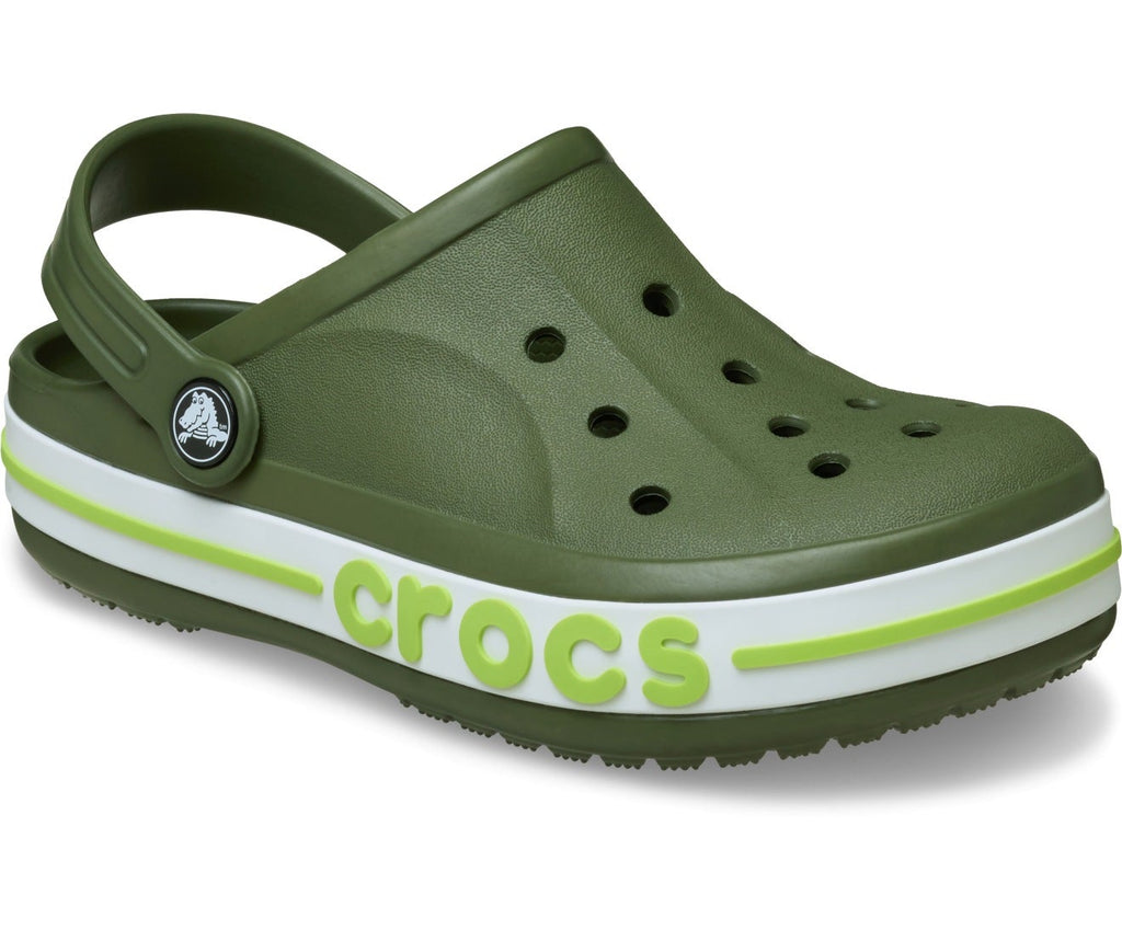Bayaband Kids Army Green/Lime Punch Clog