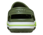 Bayaband Kids Army Green/Lime Punch Clog