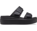 Crocs Brooklyn Buckle Low Black Women Sandal