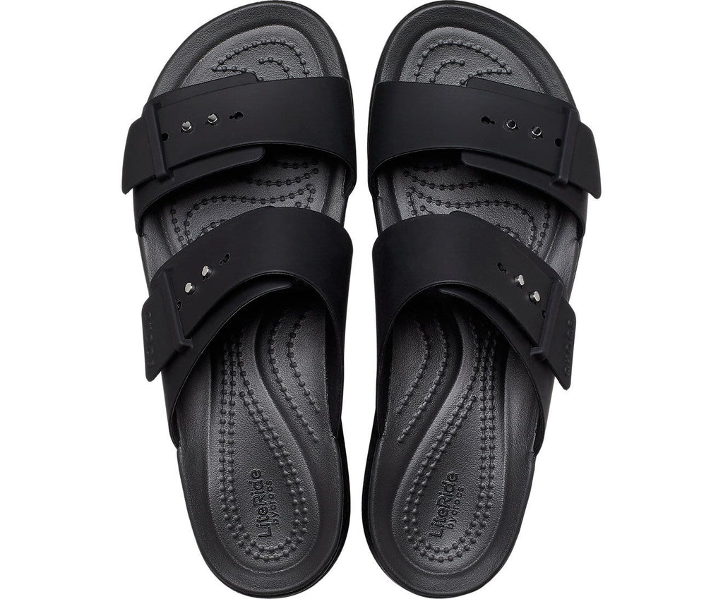 Crocs Brooklyn Buckle Low Black Women Sandal