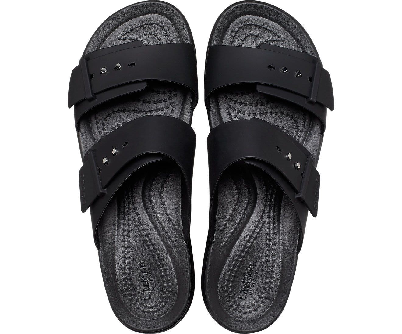Crocs Brooklyn Buckle Low Black Women Sandal
