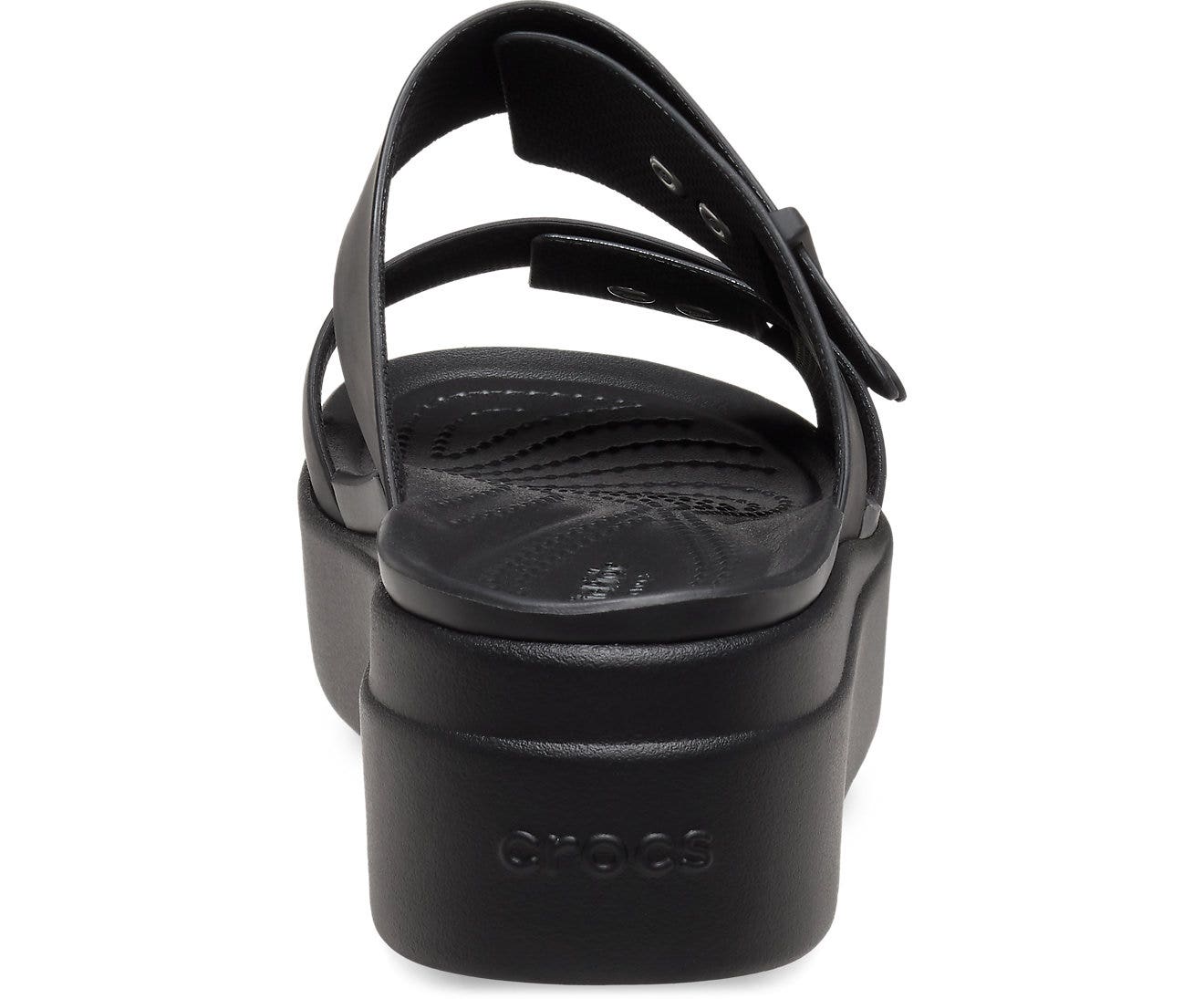 Crocs Brooklyn Buckle Low Black Women Sandal