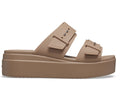 Brooklyn Buckle Low Latte Women Sandal