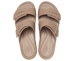 Brooklyn Buckle Low Latte Women Sandal