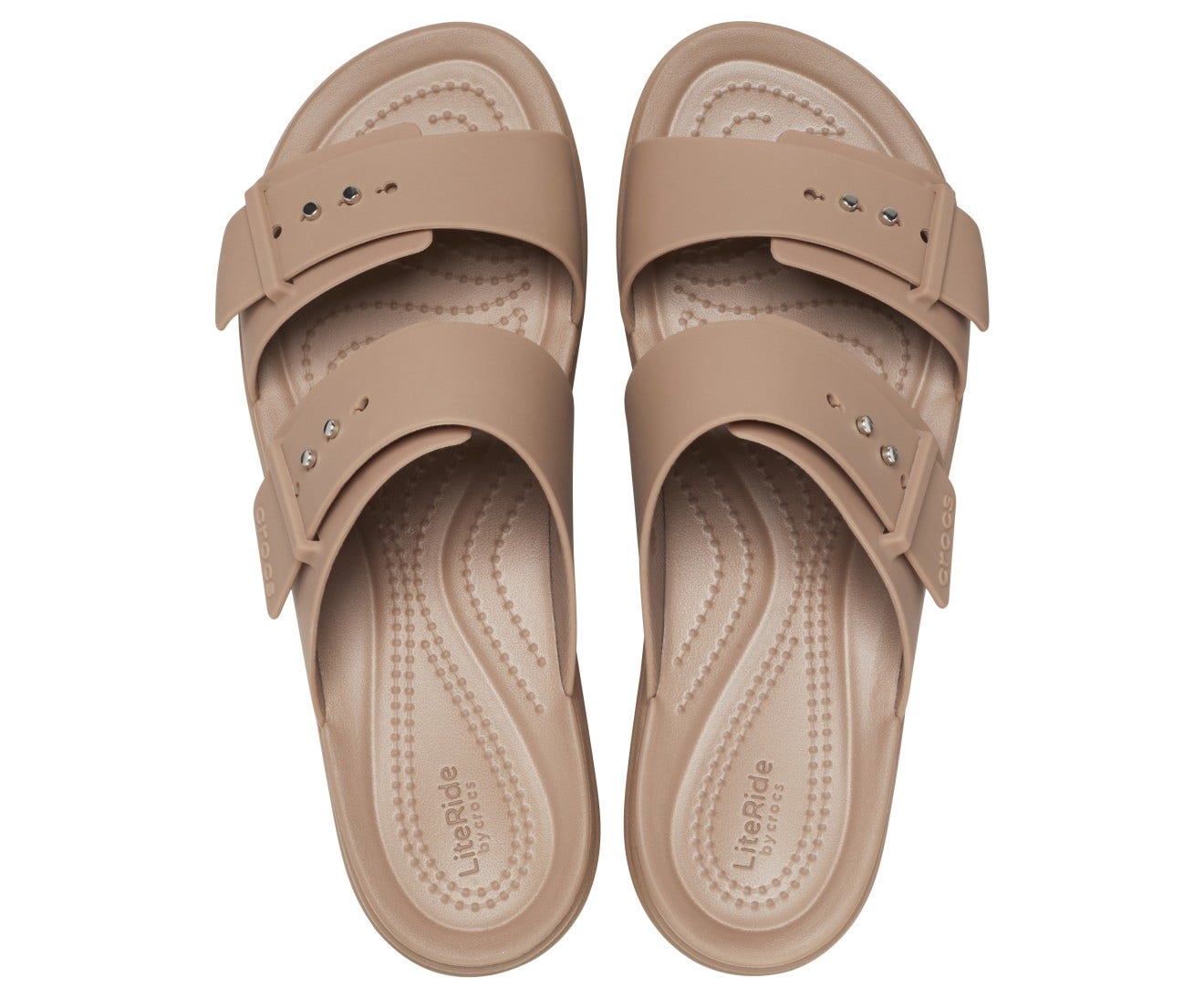 Brooklyn Buckle Low Latte Women Sandal