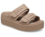 Brooklyn Buckle Low Latte Women Sandal