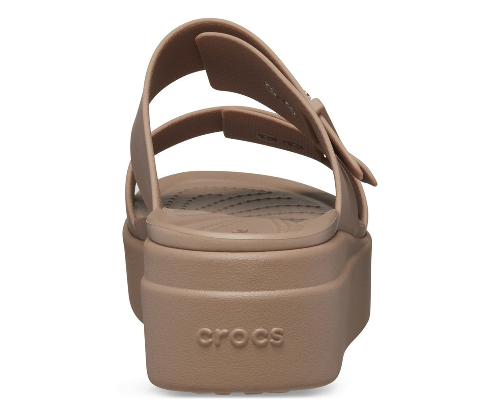Brooklyn Buckle Low Latte Women Sandal