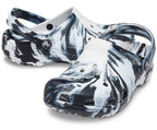 Classic Marbled Black/White Kids Clog