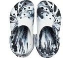 Classic Marbled Black/White Kids Clog