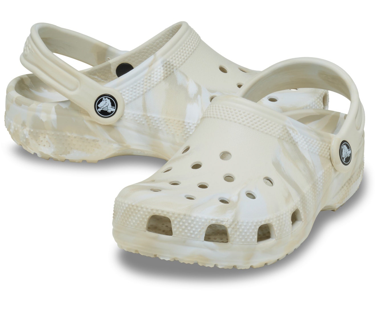 Classic Marbled Kids Summit White/Multi Clog