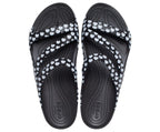 Kadee II Heart Print Black/White Women Sandal