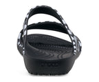 Kadee II Heart Print Black/White Women Sandal