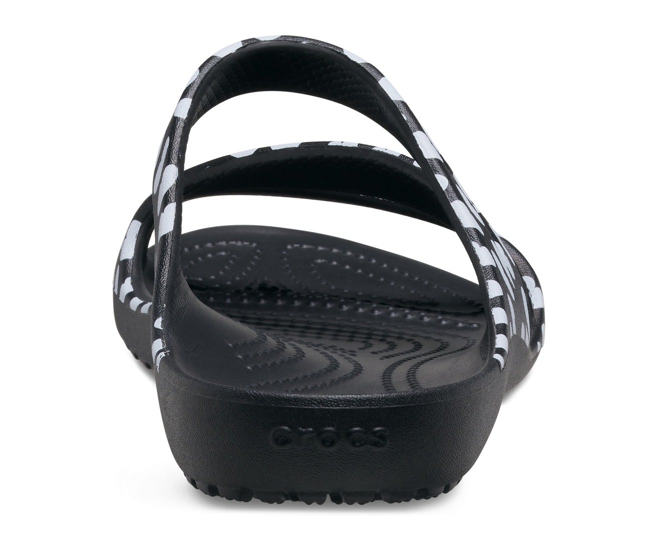 Kadee II Heart Print Black/White Women Sandal