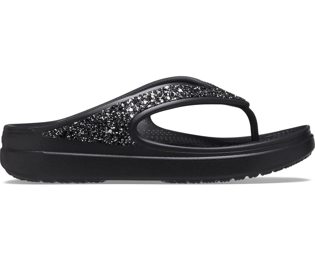 Sloane Glitter Black Women Flip