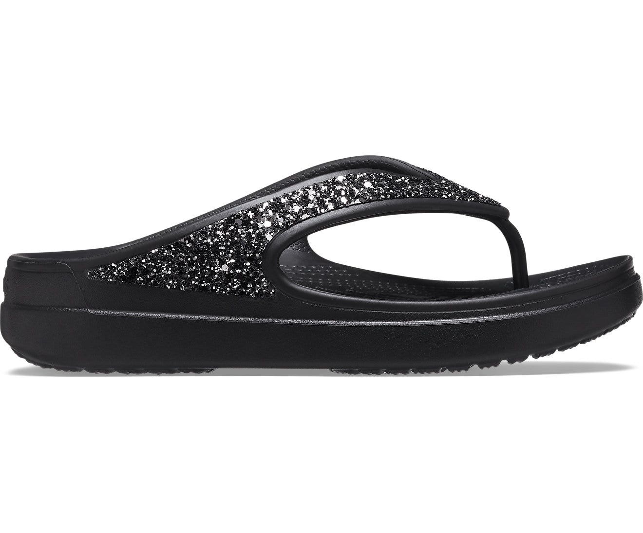 Sloane Glitter Black Women Flip