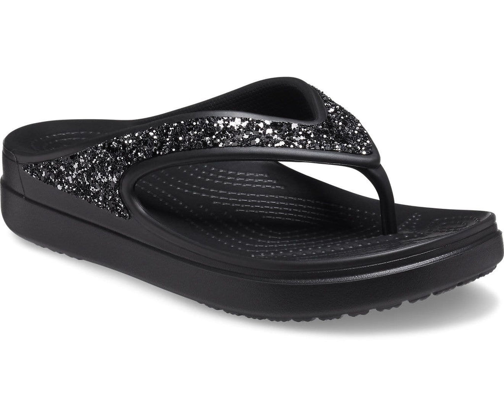 Sloane Glitter Black Women Flip