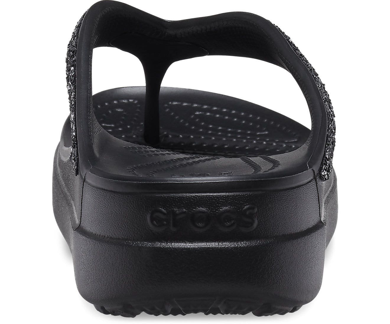 Sloane Glitter Black Women Flip