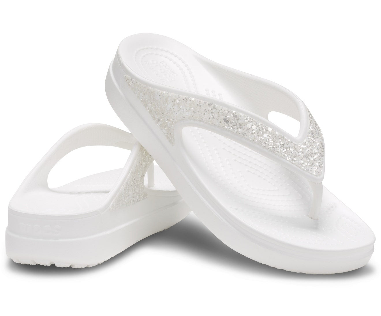 Sloane Glitter White Women Flip