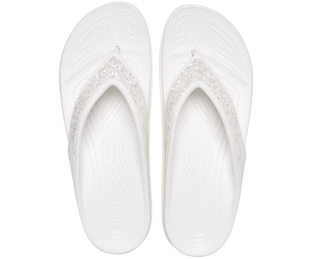 Sloane Glitter White Women Flip