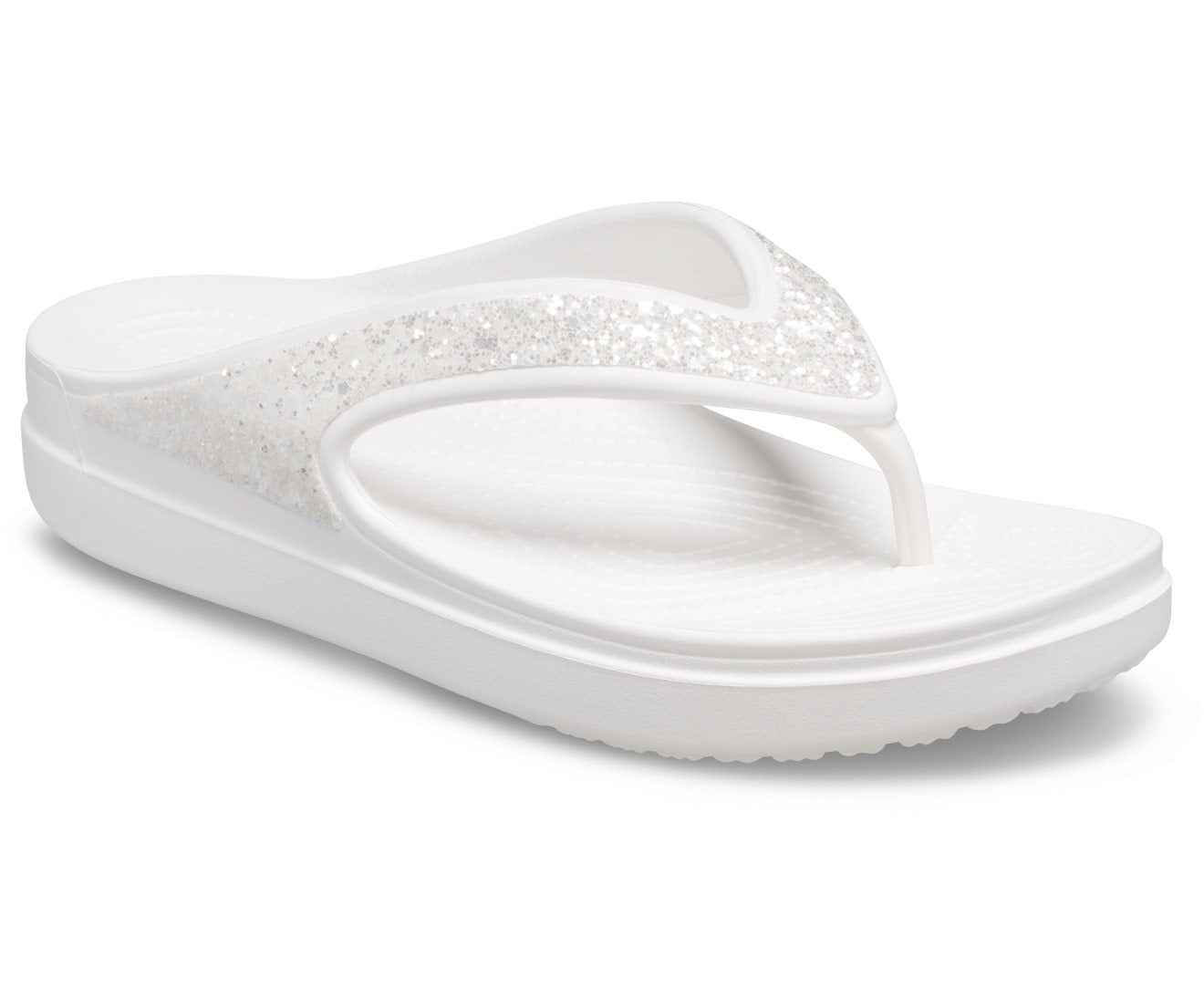 Sloane Glitter White Women Flip