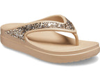 Sloane Glitter Chai/Gold Women Flip