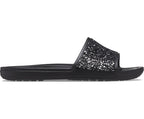 Sloane Glitter Low Black Women Slide