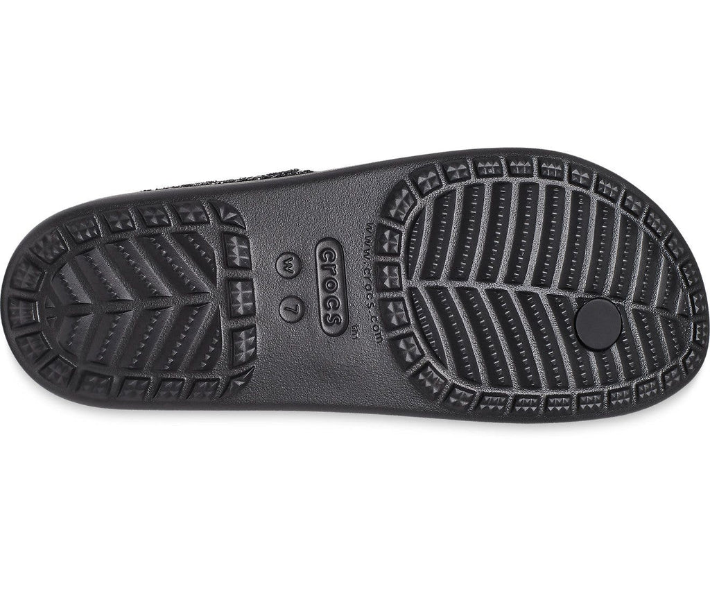 Sloane Glitter Low Black Women Slide