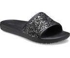 Sloane Glitter Low Black Women Slide