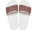 Sloane Glitter Low Oyster/Rose Gold Women Slide