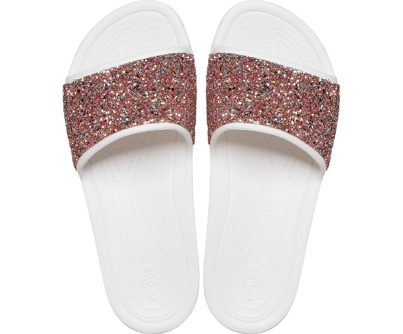 Sloane Glitter Low Oyster/Rose Gold Women Slide